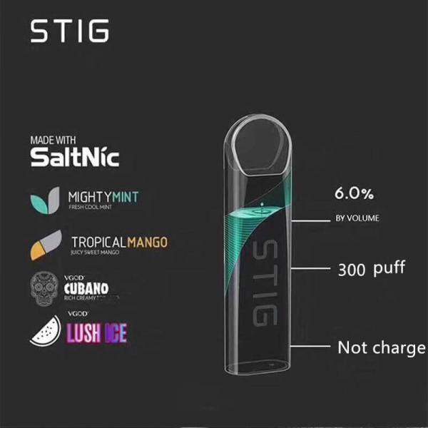 2019 trending products disposable vape pen from vgod stig brand