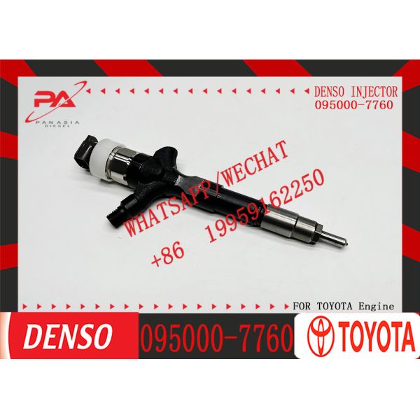 Inyector de diesel Toyota Hilux 2.5d 2KD-FTV D4D 4WD Compatible con el modelo 1KD 095000-7750 095000-7760 095000-7761 095000-8530