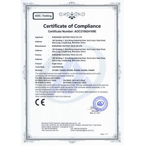 Shenzhen Hunting Tech Co., Ltd. Certificaciones