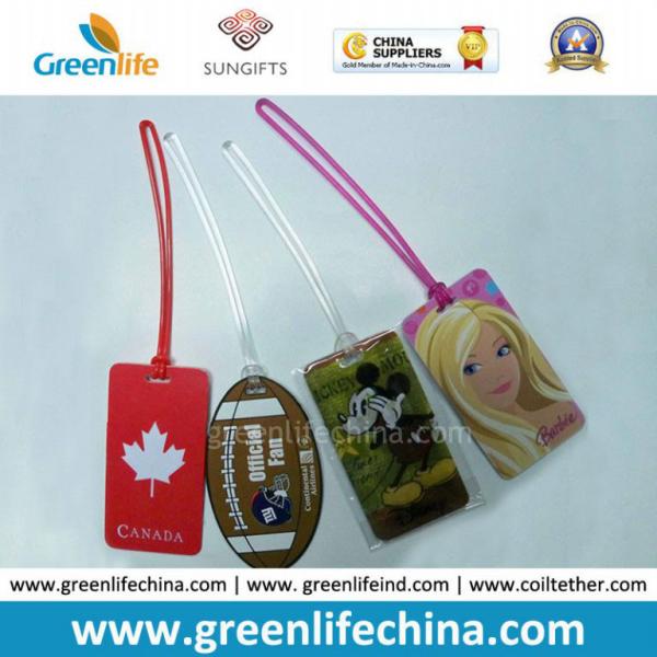 PVC Travel Luggage Tag and Loop by OEM/ODM Available
