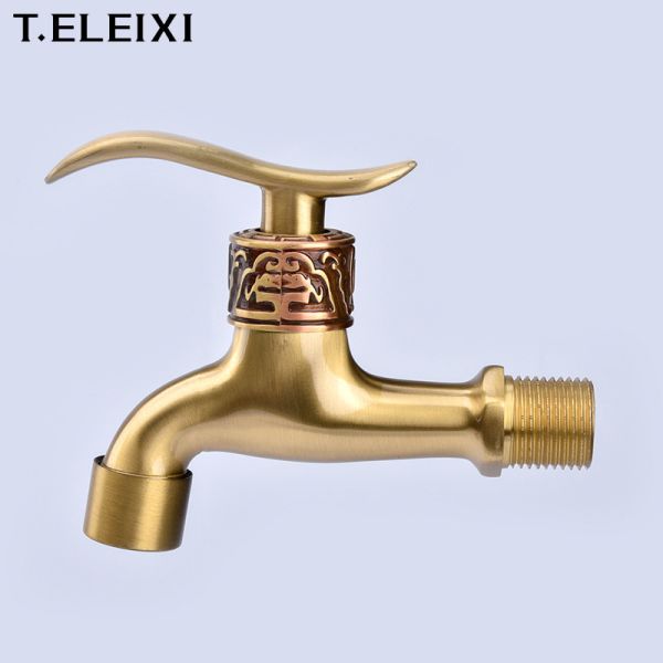 1/2 Inch Chromed Water Faucet Tap Brass Bibcock Wall Mounted