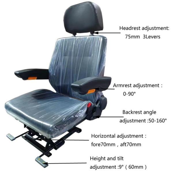 Adjustable Port And Dock Equipment Seats Simple Type Seat