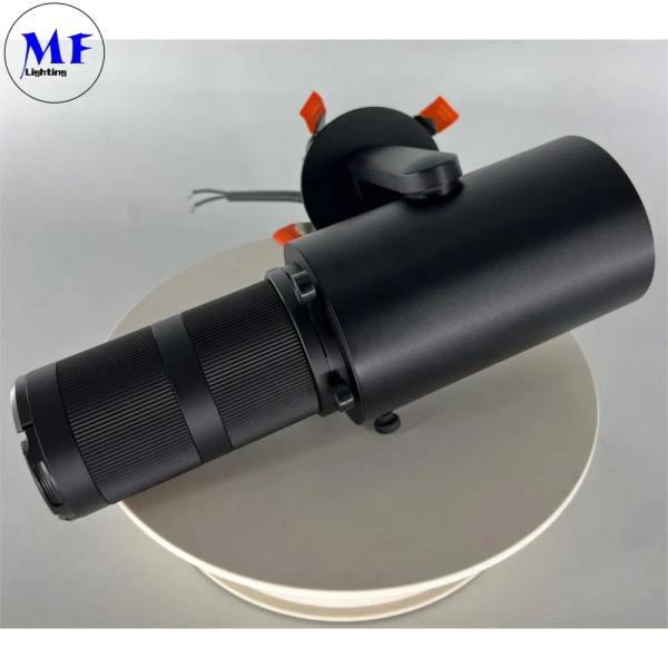 Smart Dimming & Control Variable Zoom Contour Defining Integrated Framing Custom Gobo Projection Flexible Modular LED Track Light Spotlight Projector