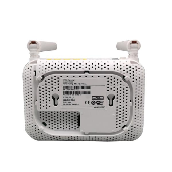 HK739 Best FTTH Xpon Gpon Epon ONU Ont 2.4G WiFi 1ge 3fe 1tel Hisilicon Optical Network Terminal Epon ONU Ont