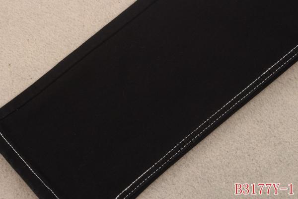 poliéster falsificado do algodão 23 da tela 73 da sarja de Nimes da malha do estiramento da sarja de Nimes da malha do falso 12oz 1 Spandex