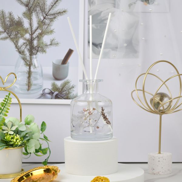 Amber Glass Reed Diffuser Bottles 200ml Essential Oil Aromatherapy Aroma Diffuser Bottle