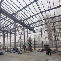 Steel Structure Warehouse with Large Canopy for Packaging Workshop