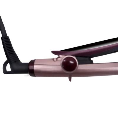 Straightener cerâmico elétrico personalizado do cabelo da cor com placa de alumínio