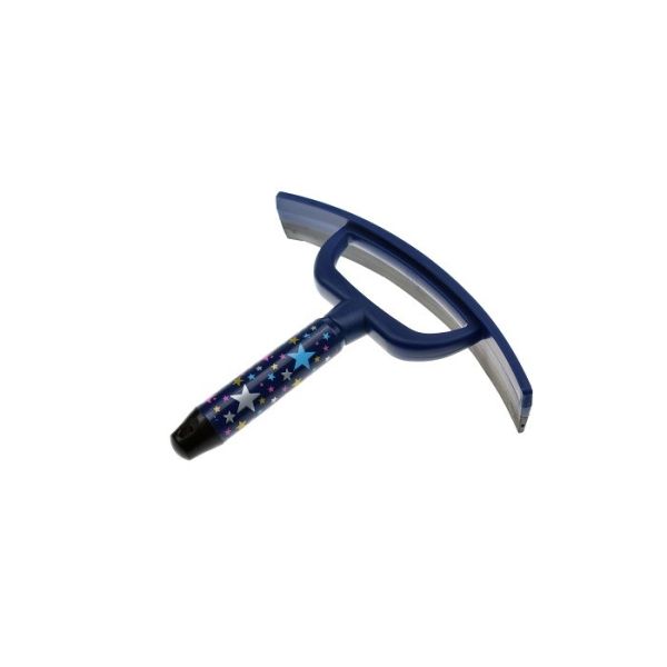 Hot Stamping Plastic Handle Plastic Sweat Drying Cleaning Horse Sweat Scraper