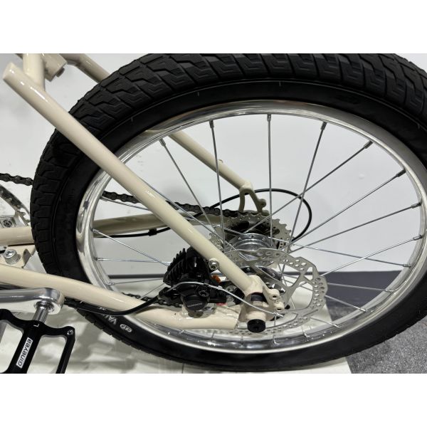 20 дюймовый стальной каркас мужской гибридный городской велосипед с одной скоростью