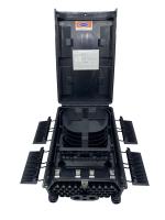 Caja terminal negra para la resistencia de aislamiento de las conexiones de cables ópticos FTTx