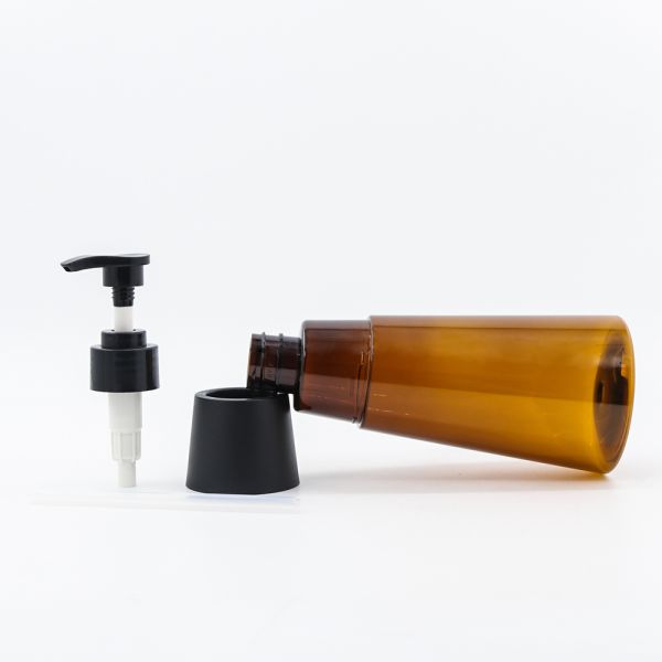 Food-Grade PET Plastic Lotion Bottle with Precise Pump Head and Customizable Capacity for Cosmetic Packaging