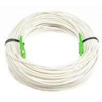 G657B3 anti- pliant la couleur blanche de mode unitaire de câble à fibres optiques de fibre avec le matériel de LSZH