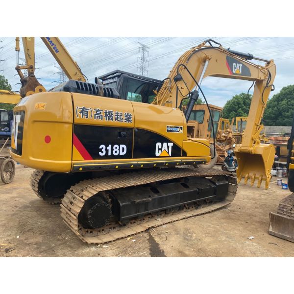 Used Caterpillar 318D Crawler Excavator in Excellent Working Condition and Affordable