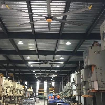 Hvls Industrial Ceiling Fan with Pmsm Motor and Aluminum Blades Customization