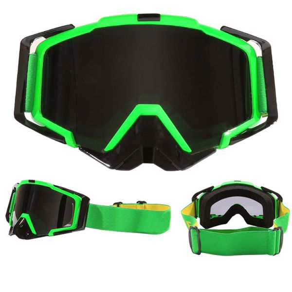 Adult Motorcycle Off Road Dirt Bike Goggles with Anti-UV100% Function and Custom Frame