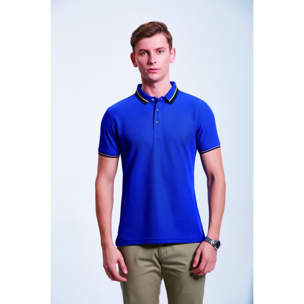 Breathable Flyita Mens Plain Polo T Shirt Cotton Short Sleeve