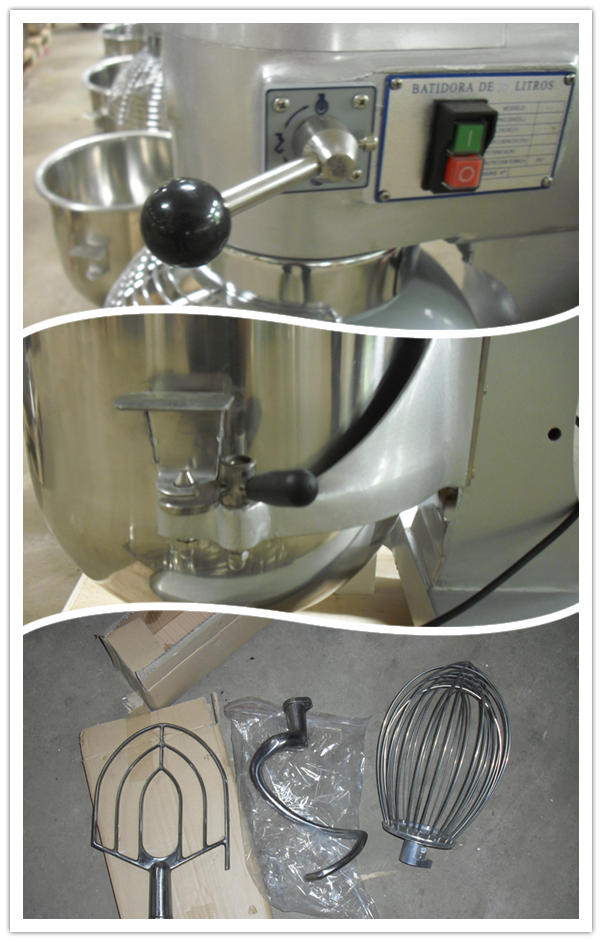 Three Speed Stand Electric Food Mixer Powder , Flour Electric Dough Mixer CE, UKCA Approved