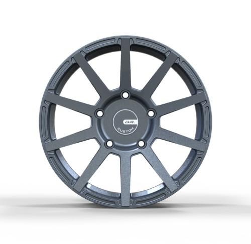 19 Inch Deep Concave Forged Wheels Offset 25 6061 T6 Dark Grey