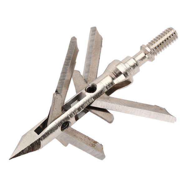 4blade Mechanical Expandable Archery Broadhead Armor Piercing Archery Broadhead