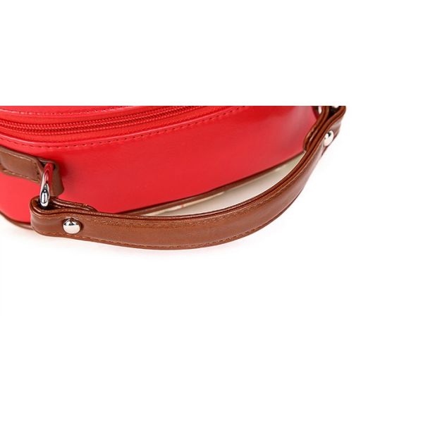 New Korean version of casual retro Mobile Messenger bag shell cartoon female zipper