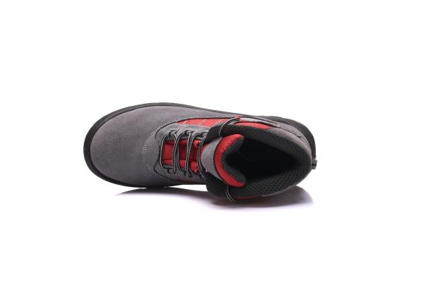 Durable Genuine Leather Safety Shoes Casual Ankle Boots For Men / Women