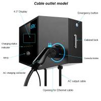 wallbox public d'ev de l'usine 22kw Smart avec l'APPLI mobile