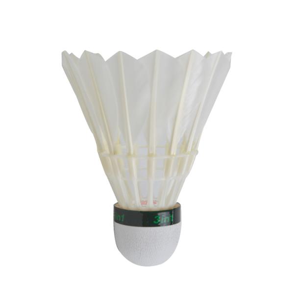 Dmantis D40 3in1 Hybrid Shuttlecock Natrual Goose Feather Badminton Shuttlecock