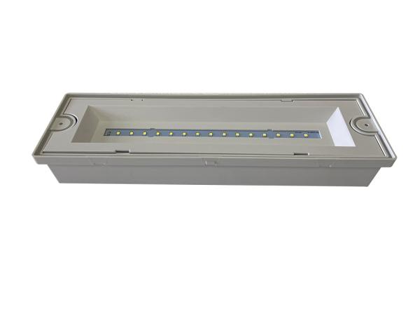 Lumière d'urgence LED imperméable à l'eau IP65 7.5W ABS PC Diffuseur