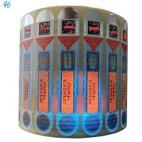 Carimbo de imposto personalizado Marca de água / acabamento de superfície UV invisível para tabaco