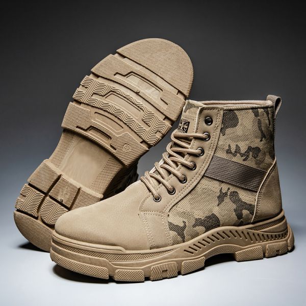 Breathable Mesh Anti Slip Outsole PVC Sole Injection Sneaker Casual Boot for All Seasons