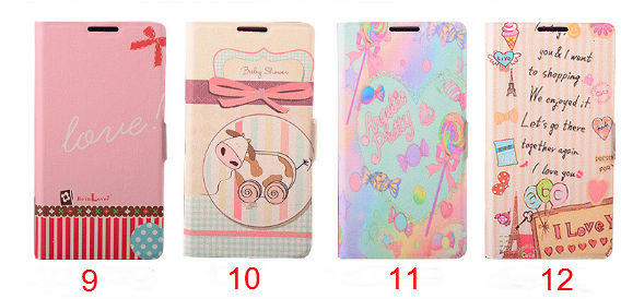 New Fashion Design Brand New PU Flip Leather Cover Case For Huawei C8816 Qualify