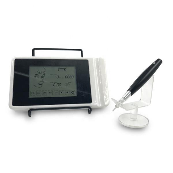 Kit de máquina de tatuagem de maquiagem permanente digital recarregável de aço inoxidável e pastoso para lábio de sobrancelha