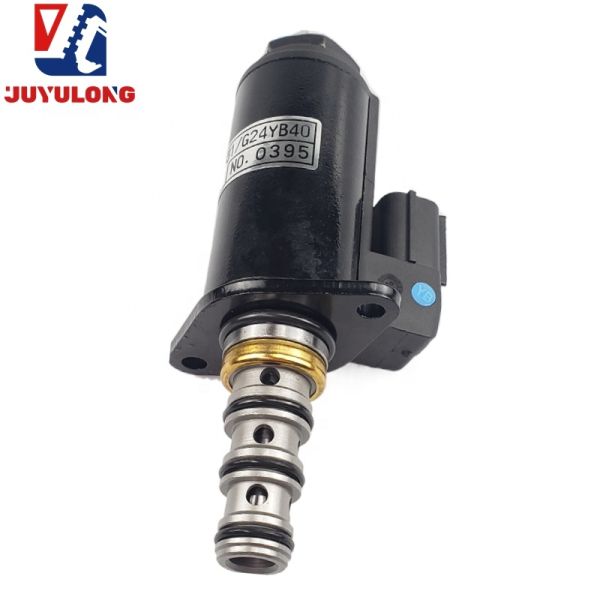 JUYULONG Hydraulic Pump Rotary Brake Solenoid Valve G24YB40 for Kobelco SK200 250 260-3-5-6 Construction Machinery Parts
