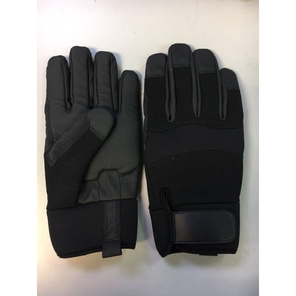 Breathable Spandex EN388 Anti Vibration Cut Resistant Gloves With Pad