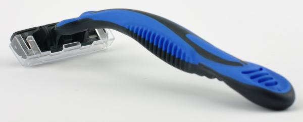 China Factory Supply Custom Color Rubber Handle Disposable Safety Razor