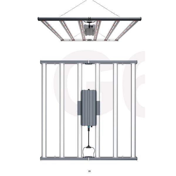 ETL LED Grow Lights 600 Watt Hydroponic Full body IP65 High PPE