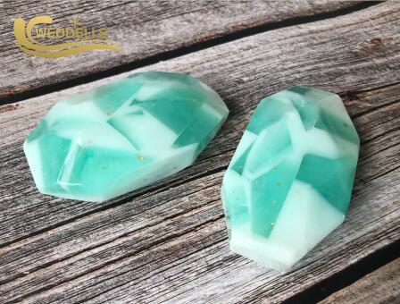 Organic Gemstone Soap Custom Rock Soap Bath Artisan Handmade Natural Whitening