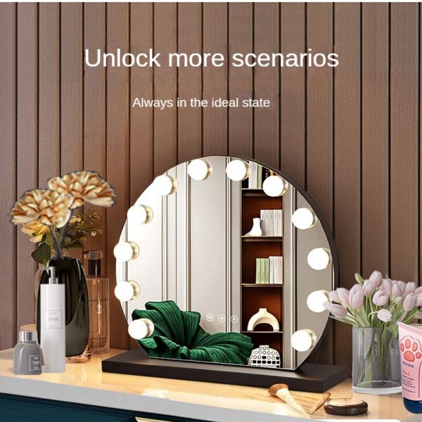 Макияж для тщеславия с подсветной декорацией дома Голливуд с освещением зеркало полное тело свет салона волос