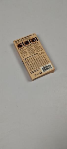 リサイクル可能なパーフェクトブロウキット折りたたみ化粧品ファンシー包装箱 生産時間 7～15日 ≤ 1000個 長方形