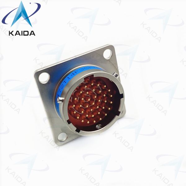 Алюминиевая оболочка MIL-DTL-38999 серия 2 37 мужских штифтов MIL-DTL-38999 соединитель