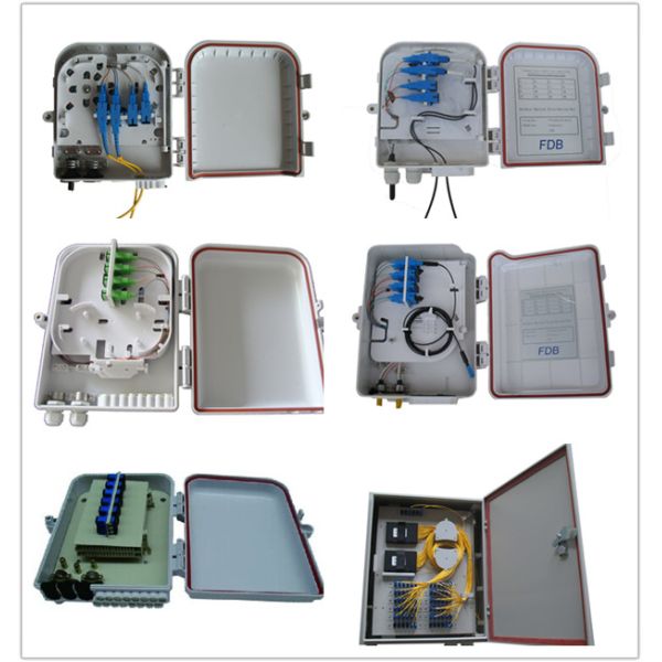 Напольная водоустойчивая пластичная коробка распределения оптического волокна для Splitter PLC