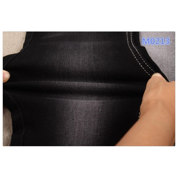 Satin Super Stretch Denim Jeans Eco-Friendly Polyester Fabric for Dresses Bags Shoes Home Textiles Coated Dyed Plain GRS