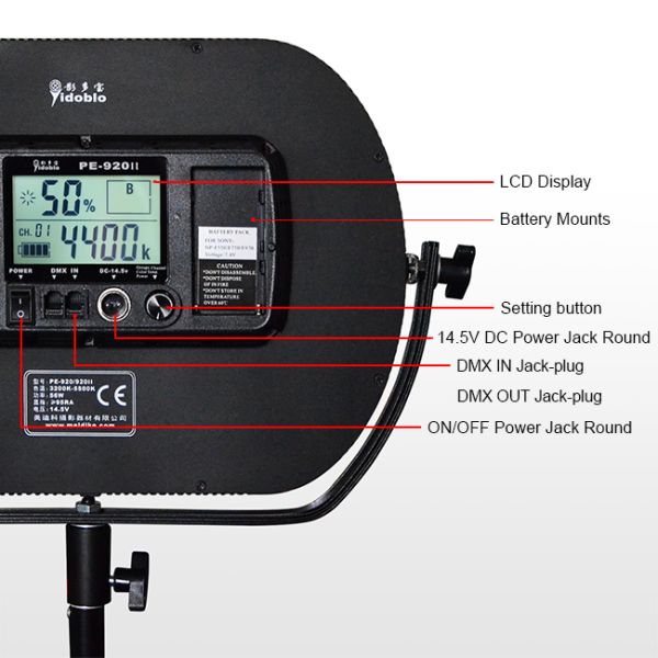 Ультра тонкий фильм СИД SMD портативный освещает 56 ватт, панель света фильма CRI 95 экрана LCD