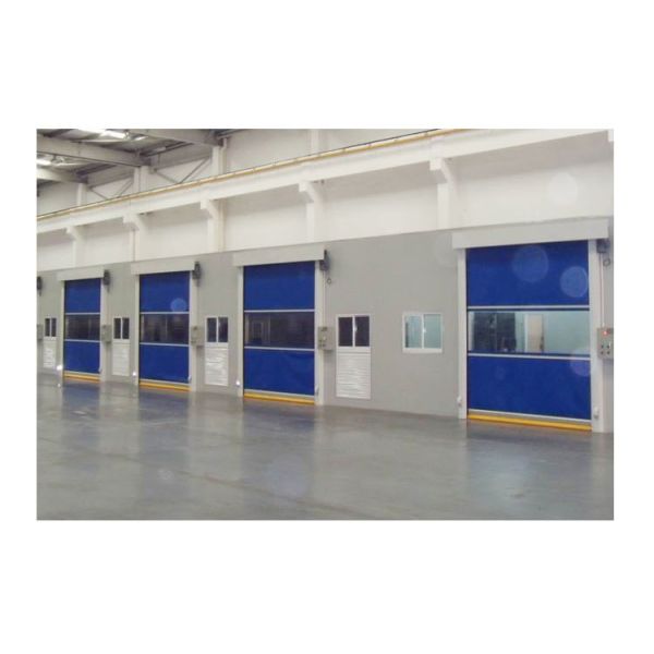 60Hz Electric Rapid Roller Shutter Doors / PVC Roll Up Doors Flexible 1M/s 6m*6m