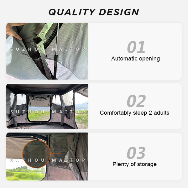 Наружные большие автомобильные верхние палатки для кемпинга для 4 человек
