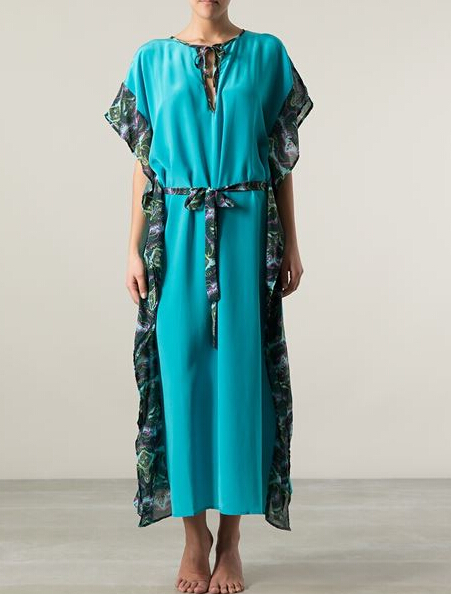 women casual maxi kaftan dress