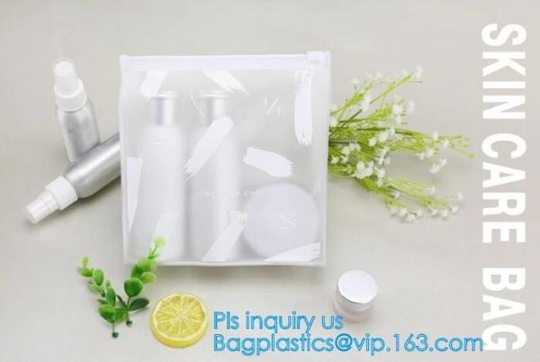skin care bags, CLEAR PVC HEATSEALED BAG, pvc Zip lockk bag for file and document, Pvc Garment Plastic Bag Foil Mylar Zip
