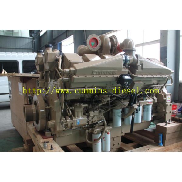 Cummins Industrial Equipments,VehicleTruck Engines KTA38-C1050 12 Cylinders 772KW / 1800 RPM Water Cooled