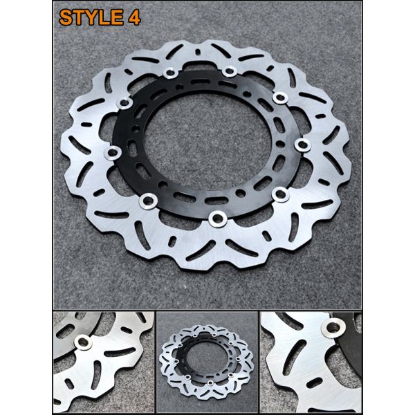 Custom 298mm Motorcycle Front Floating Brake Rotor Disc for Yamaha YZF R1 YZF R6